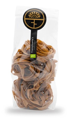 Paste tagliatelle din grau dur BIO, 200g, Transylvania’s Finest Foods